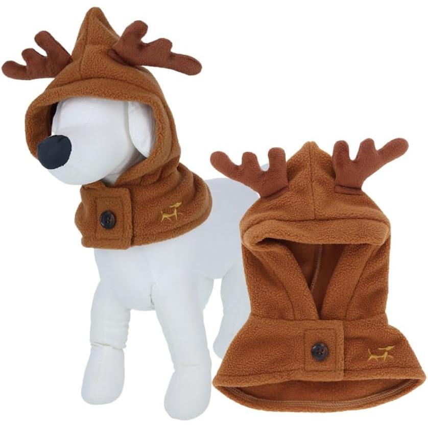 ROPE PICNIC Holiday Poncho Reindeer | Pet Dog Cat Christmas Party Costume Japanese Dress Cosplay Costume Pet Supplies Hat Photo Look Instagrammable