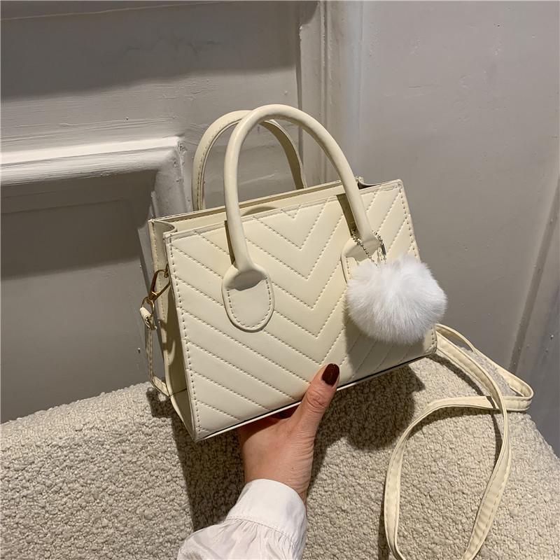 2024 Trendy Textured Small Square Bag – Women's Spring/Summer Messenger & Shoulder Bag