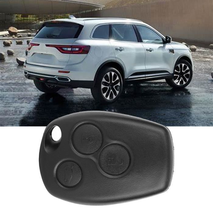 Ashata Key Cover 3-Button Car Remote Control Shell Case for Renault Logan Sandero Clio Fluence