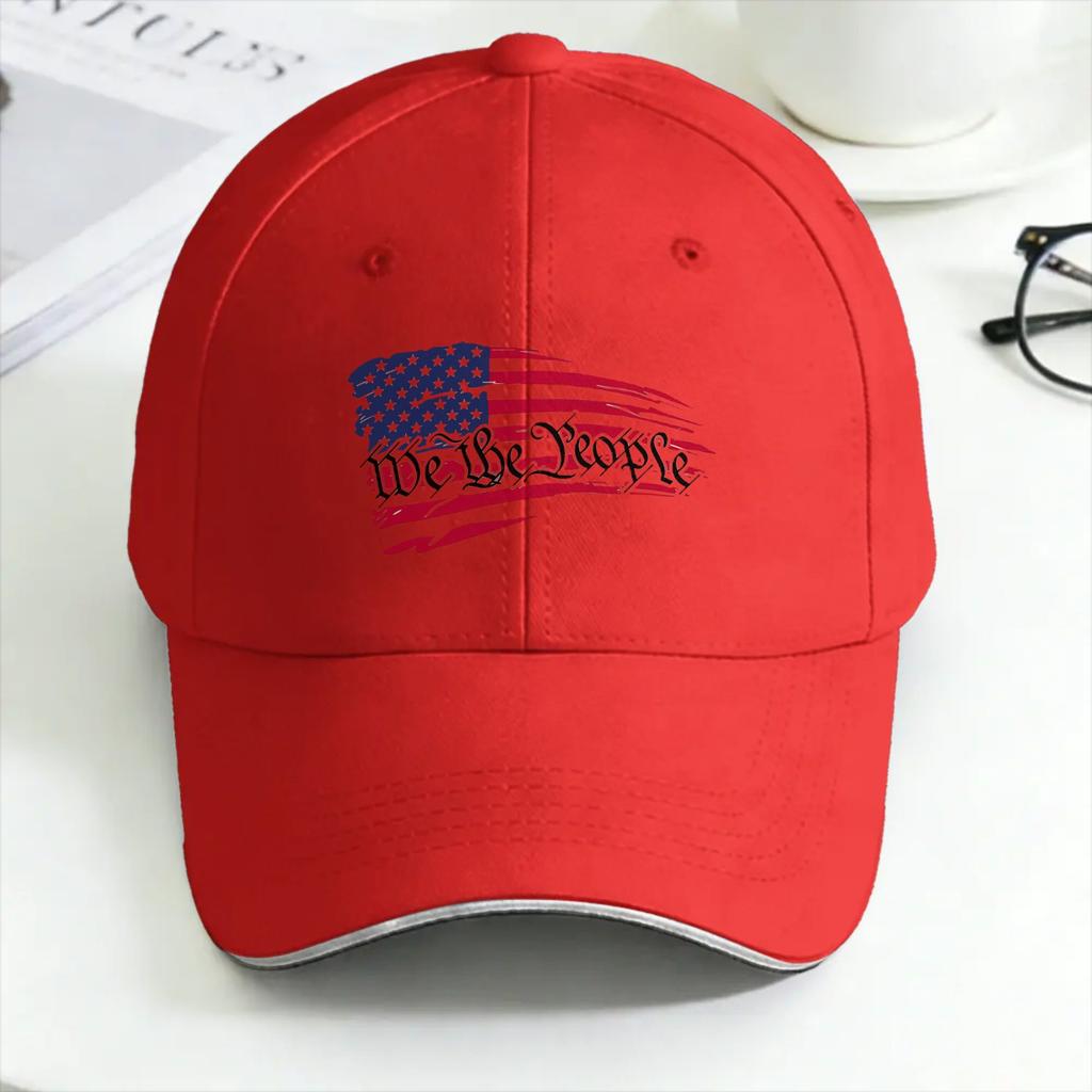 We The People Th USA University Baseball Cap Outdoor Gym Hot Sale Trucker Hat Unisex Adult Casual Design Baseball Caps