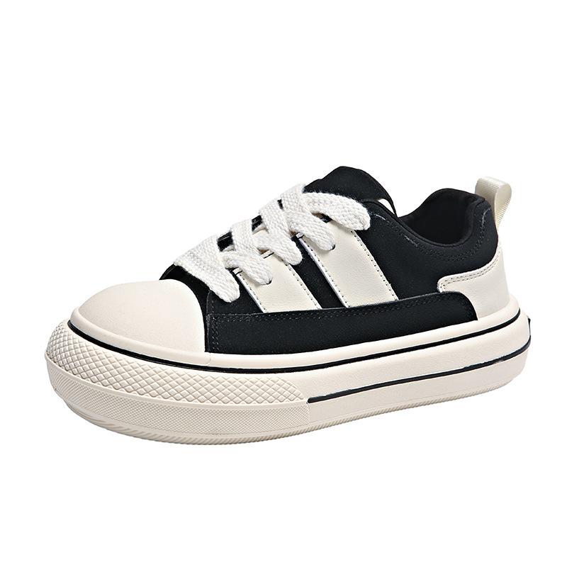 New Little White Shoes Female Students Versatile Canvas Shoes Fashion Casual Platform Big Head Shoes