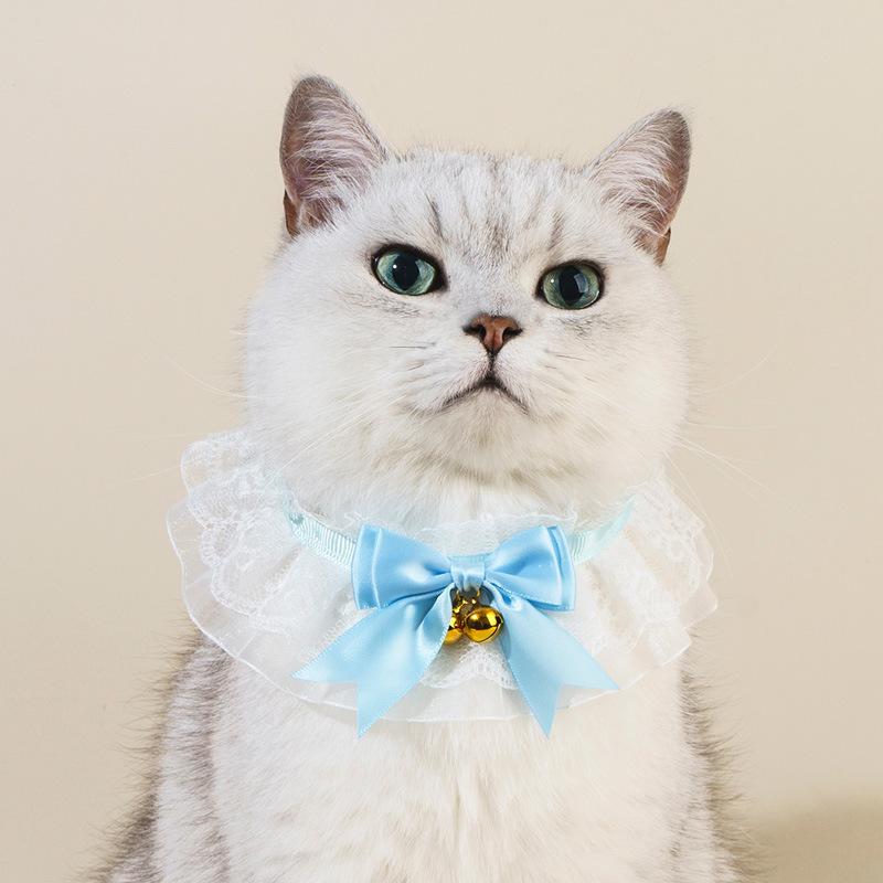 

Pet bow tie, handmade dog bell, cat collar, Ragdoll cat teddy jewelry. s size suitable for around 1.0-3.5kg