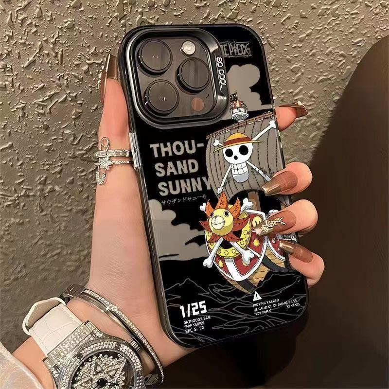 ONE PIECE Applicable To Iphone16 Mobile Phone Case Apple 15promax Europe and America 14pro Cartoon 13 Niche 12pro