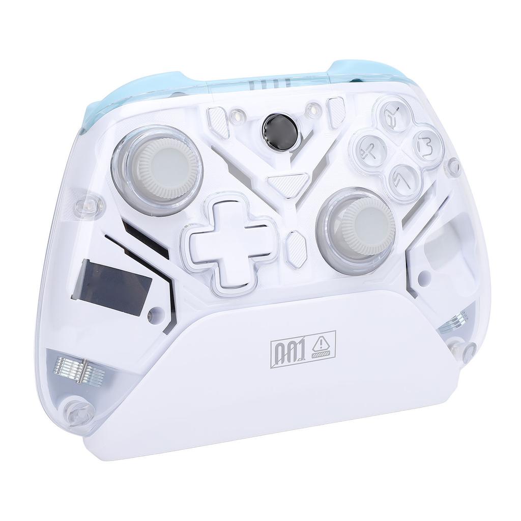 2,4G Drahtloser Gaming-Controller mit Hall-Trigger RGB-Licht Turbo-Burst Bluetooth PC Videospiel