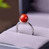 Unisex Bead Finger Jewelry Fashionable Wedding Rings Adjustable Size Opening Rings Metal Material Adjustable Rings