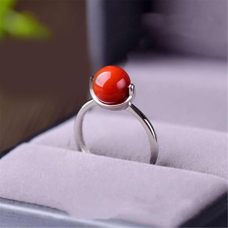 Unisex Bead Finger Jewelry Fashionable Wedding Rings Adjustable Size Opening Rings Metal Material Adjustable Rings