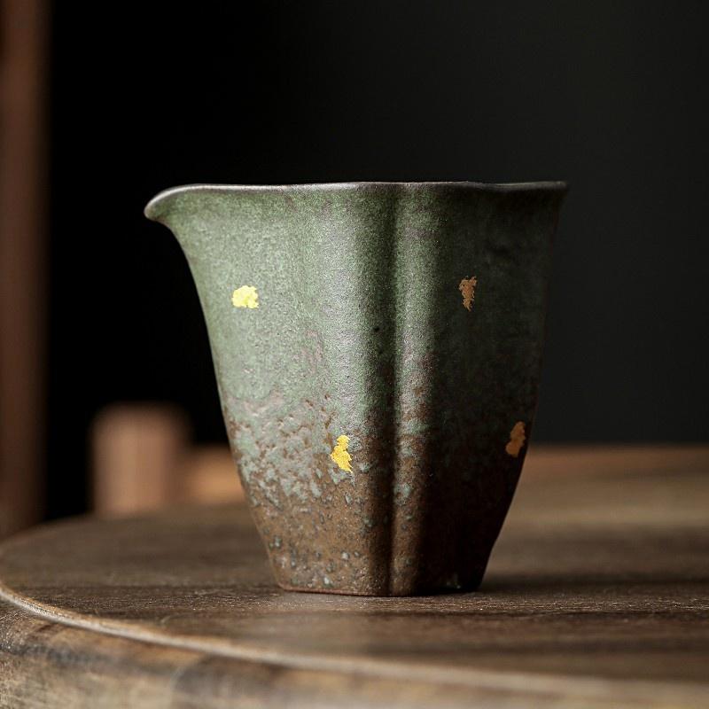 Retro Japanese Style Fair Cup Ceramic Kung Fu Vintage Tea Sea Chinese Teacup Teaware Tea Ceremony