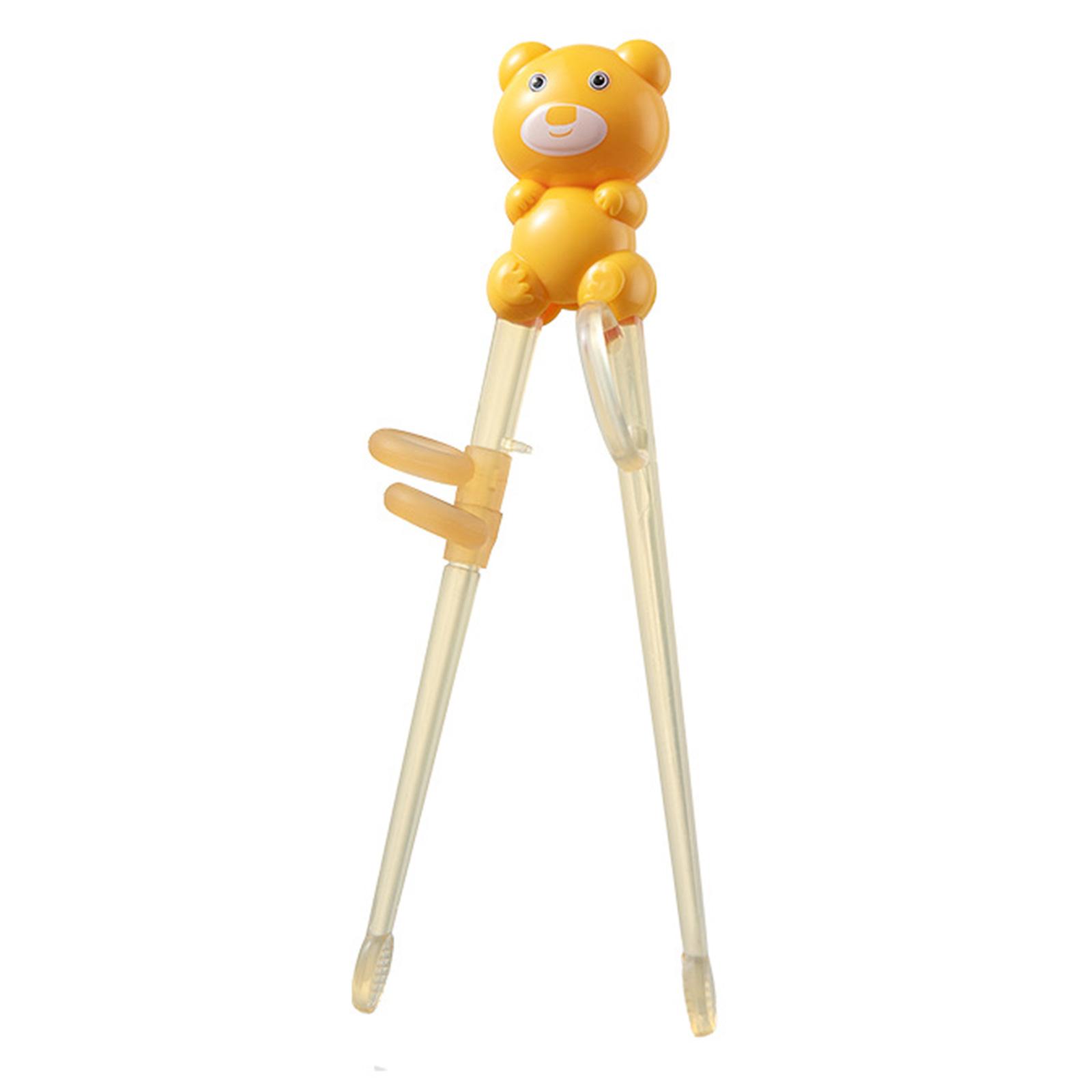 

Детские палочки для еды Детские палочки для еды Дизайн с рисунком медведя для развития навыков во время еды и улучшения координации 3