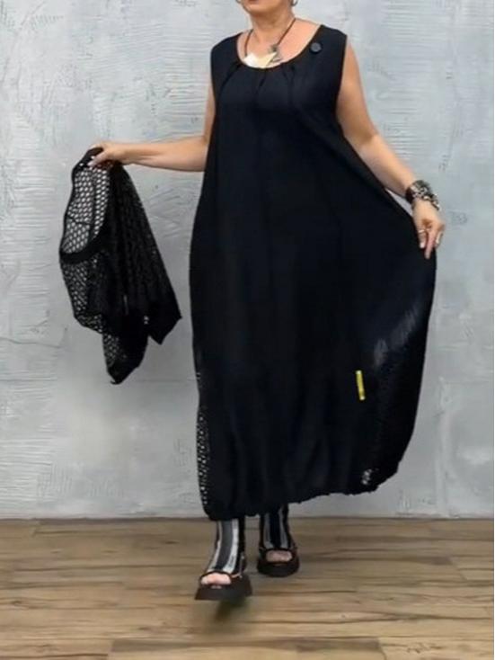 2025 Autumn Solid Color Round Neck Cutout 2-Piece Set