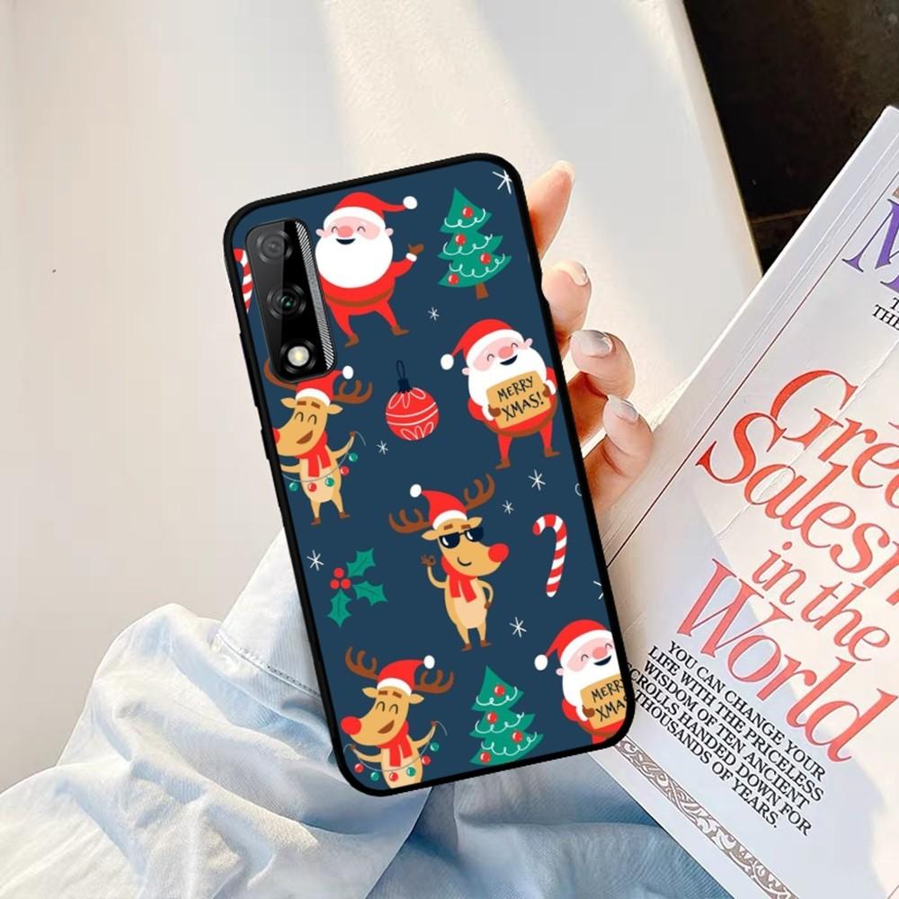 Merry Christmas Phone Case For Redmi 8 9 10 PocoX3 Pro For Samsung Note 10 20 For Huawei Mate 20 30 40 50 Lite