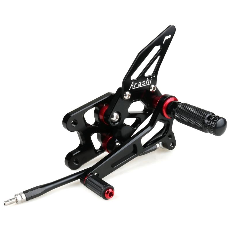 Arashi Motorcycle accessories footrest footpeg pedal foot peg Rearset Rear Set foot rest For SUZUKI GSXR1000 GSXR 1000 2007-2008