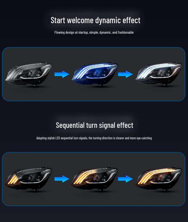 Vland LED Headlights for Mercedes-Benz C-Class W205 (2015-2020)