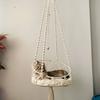 Little Cat Swing Indoor/Outdoor Cat Hanging Cloth Hammock Net Basket Sunbathing Cradle Swing