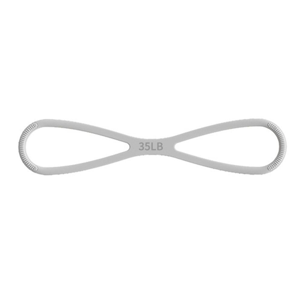 Silicone Fitness Resistance Band 8-Shape Pull Rope for Shoulder & Back High Elastic Home Workout Stretch Band Yoga Training