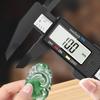 1PCS Plastic Carbon Fiber Digital Caliper 100mm 150mm LCD Display Measuring Tool For Student Jewelry Inside Outside Diameter