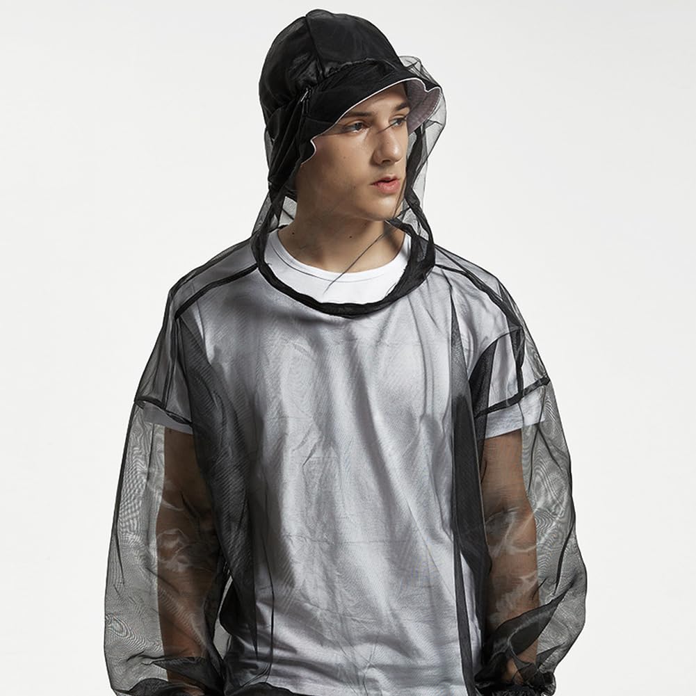Kaseremy Moskitiera Siatka Odstraszająca Owady do Domu na Zewnątrz Owad Owad Worek do Przechowywania w Zestawie Płaszcz, Bluza z Kapturem, Unisex, Ogrodnictwo, Ogrodnictwo, Rolnictwo, Pola,