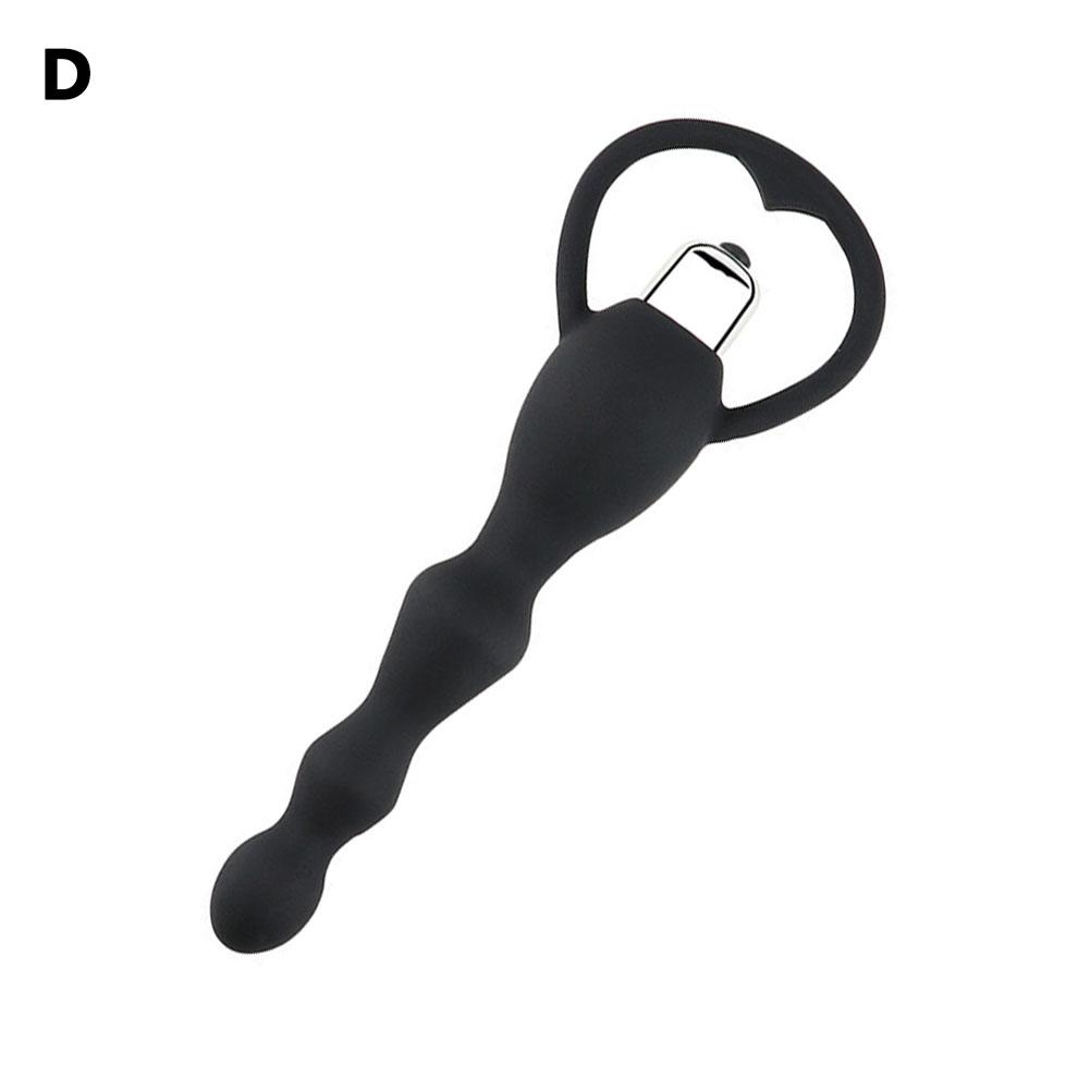 Anal Vibrator Sex Toy for Women Anal Beads Vibrators Gay Prostate Massage Smooth Butt Soft Silicone Plug Silicone Adult Products