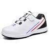 2025 Leichte atmungsaktive spikeless Golfschuhe für Herren mit drehbaren Schnürsenkeln
