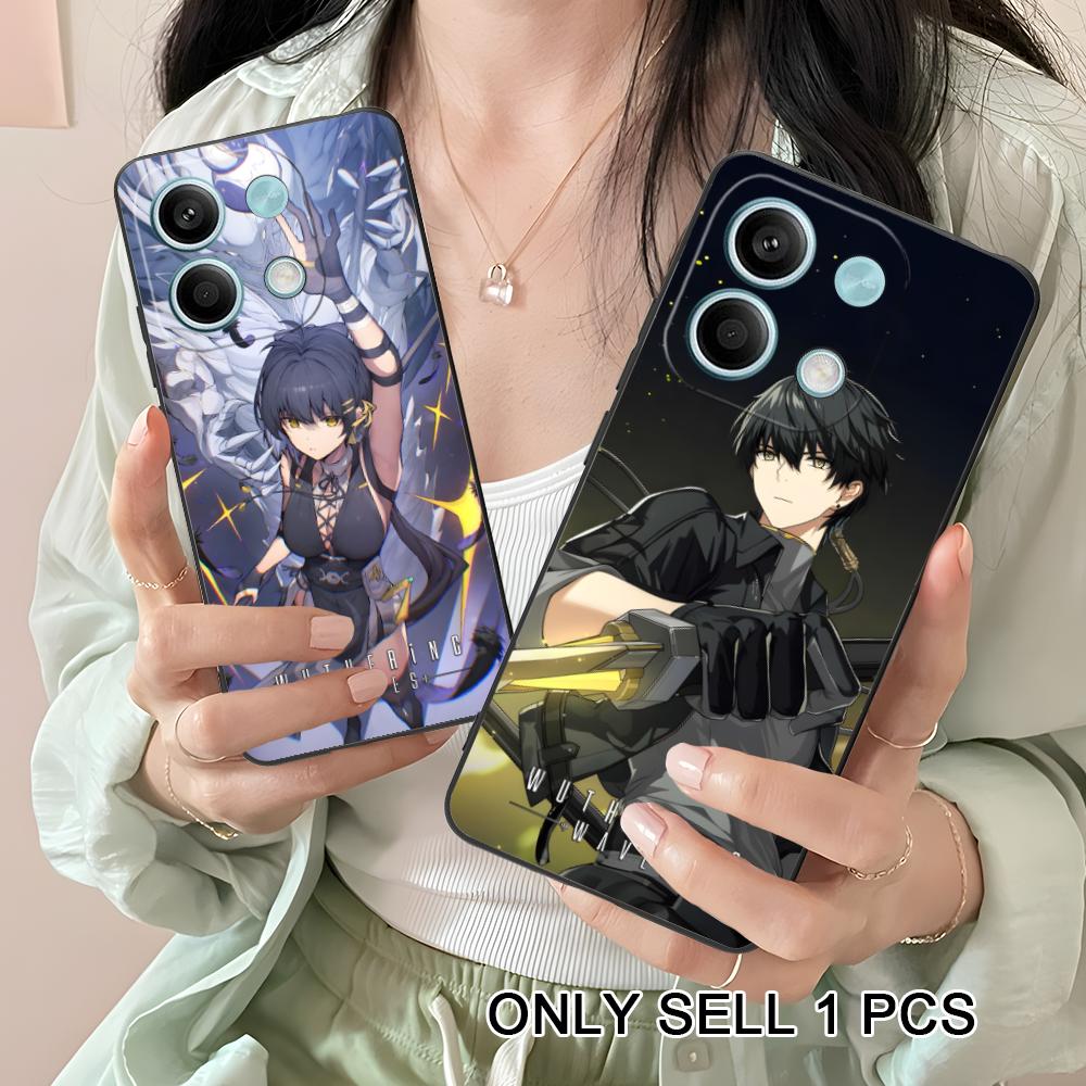 Wuthering Waves Rover Matte TPU Mobile Phone Case for Xiaomi Redmi 15 14 13 12 A5 3 2 1 C Plus 4G 5G Colorful Printing Cover
