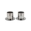 End Support Pole Steel Wardrobe Bracket Flange Rail Rod Pole Pc Socket End Support Stainless Steel Practical To Use