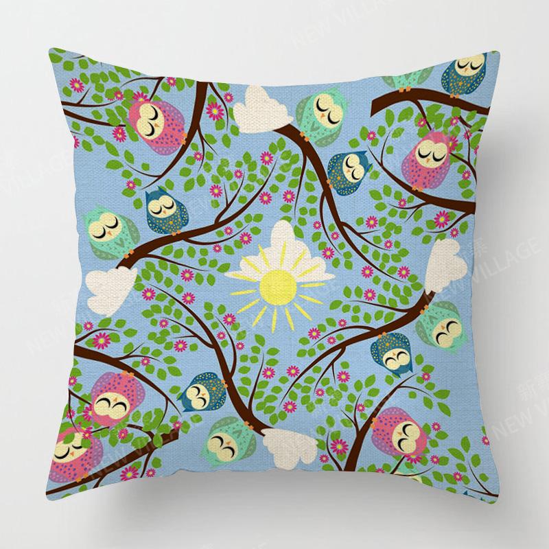 Home Decor Exotic Jungle Animals Pillow Covers For Home Pattern Cushion Cover Suitable For Sofa Bedroom Car Pillow Cover
