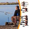 Wall-Mounted Fishing Rod Holder Space-Saving Wall-Mounted Organizer Quick-Release Holder  For Truck
