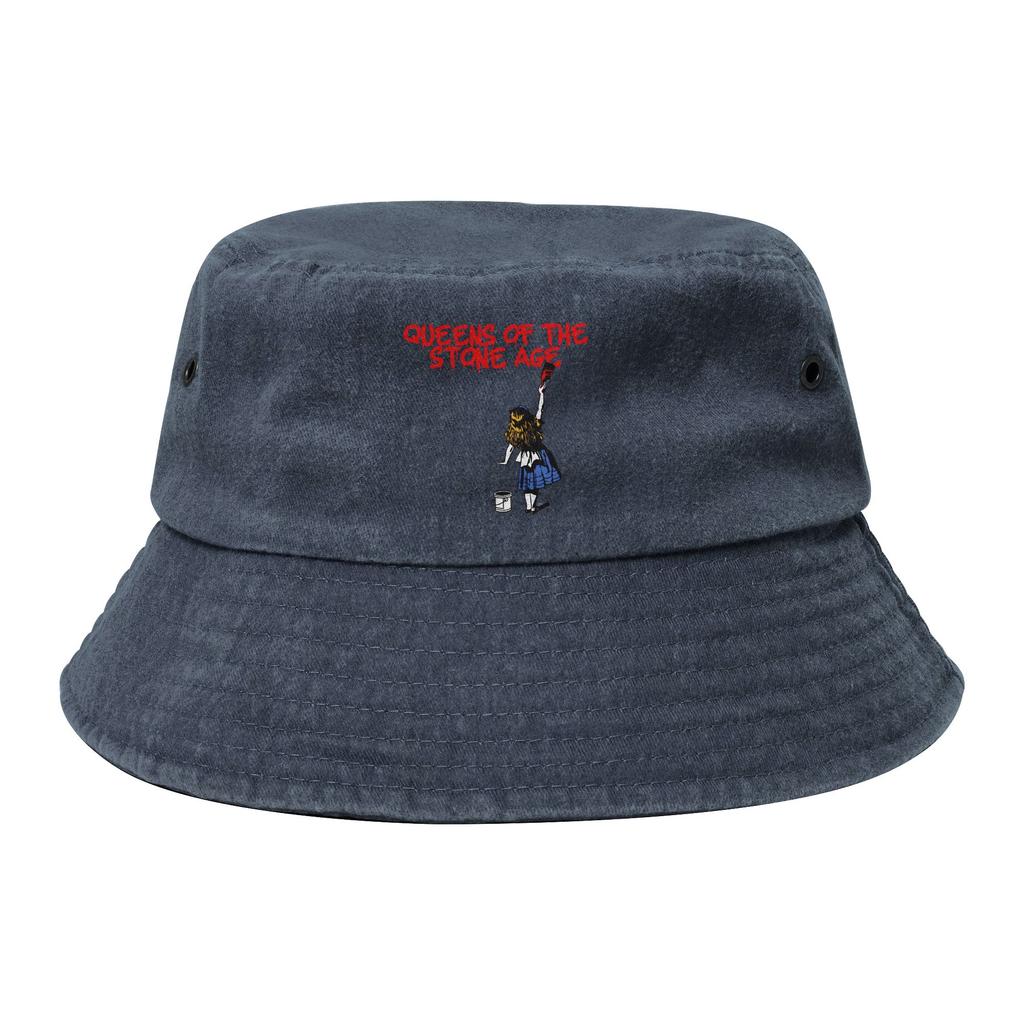 Harajuku Queens Of The Stone Age Bucket Hat Unisex Packable Outdoor Sports  FisherUnisex Hat Bob Hats