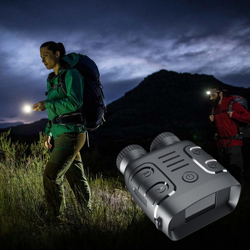 HD 1080P Digitale Nachtferngläser 300M Vollständige Dunkelheit Sichtweite Nachtsicht IR Brillen zum Speichern von Camping-Fotos und -Videos
