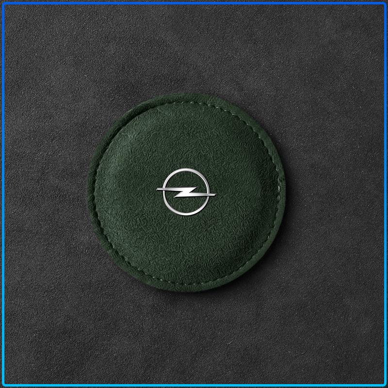 Auto Logo Door Slot Pad Cup Holder Mats Car Accessories Leather Nonslip For Opel Astra C G H Insignia J K Zafira B Corsa Vectra C Corsa C