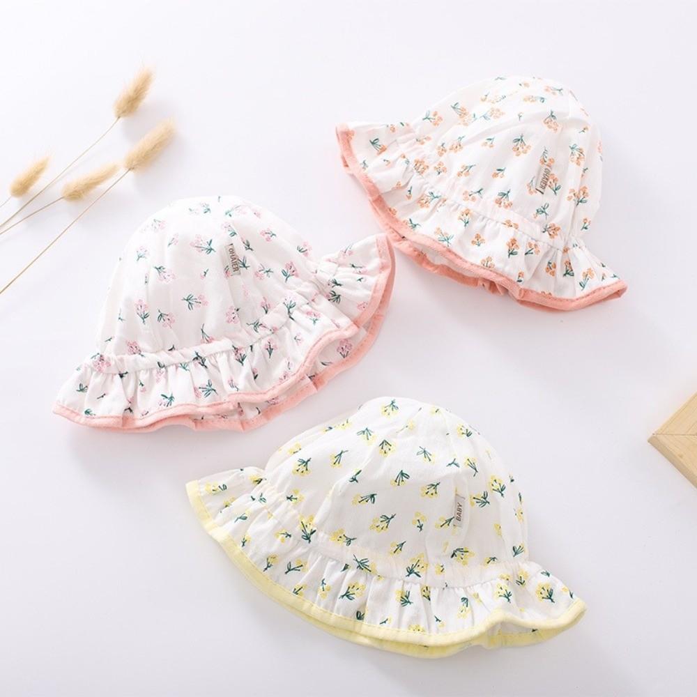 Drawstring Visors Baby Hat Lovely Bow Children Hat Cute Infant Hat  Girl