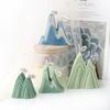 3D Mountain Peaks Silicone Candle Mold DIY Handmade Aromatherapys Plaster Resin Soap Making Supplies Home Decorations