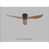 SOVE Moderner Schwarz Weiß Niedriger DC-Motor 30W Deckenventilator Mit Fernbedienung Einfacher Deckenventilator Ohne Licht Heimventilator 220V