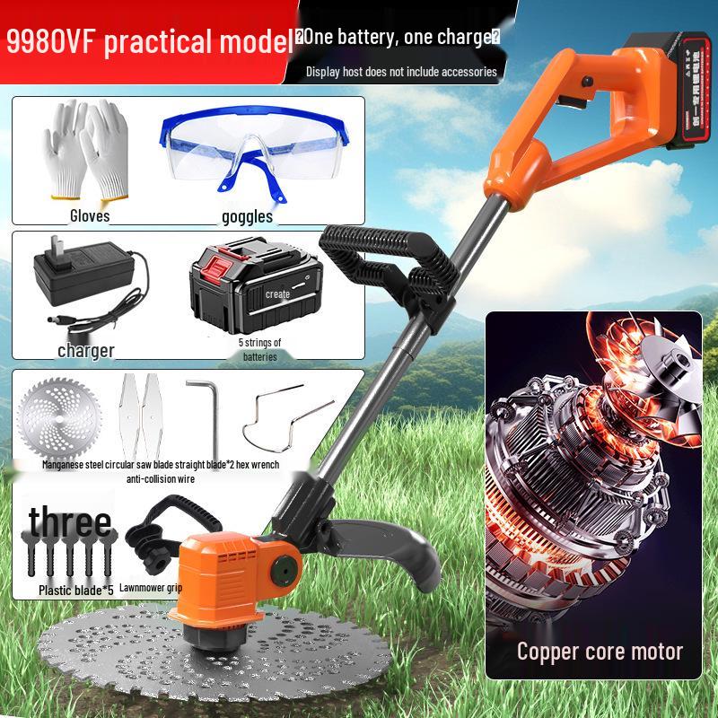 CHUANGYI Akumulatorowa Kosiarka Elektryczna do Małych Ogrodów i Pielenia