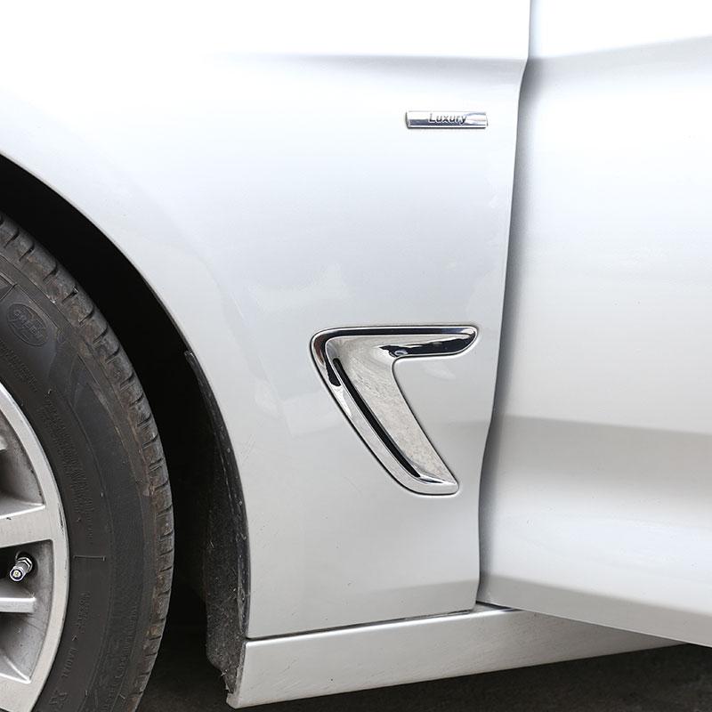 Pro BMW řady 3 GT Gran Turismo F34 2013-19 ABS Matná černá Kryt bočního větracího otvoru auta Rámeček kapoty Lišta blatníku Samolepka Příslušenství do auta