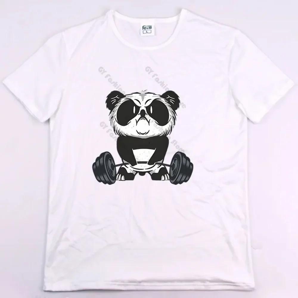 BUNS OF STEEL Králík Fitness Legrační Gym Krysa Bodybuilding Tričko s výstřihem Pánské Neformální tričko s krátkým rukávem Oversized