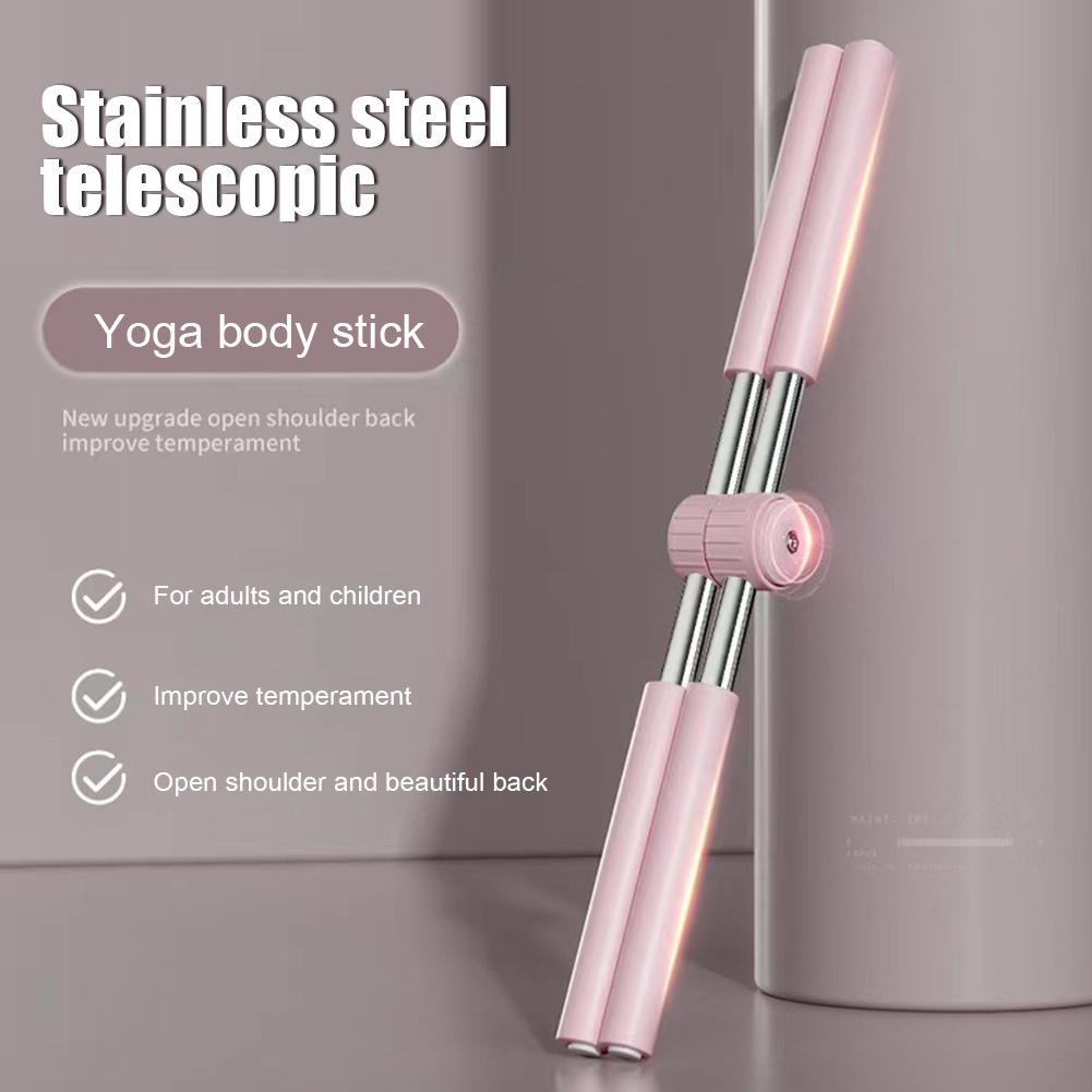 Posture Corrector Shoulder Neck Humpback Corrector Stick Stretching Tool Humpback Correction Stick Retractable Design for Women