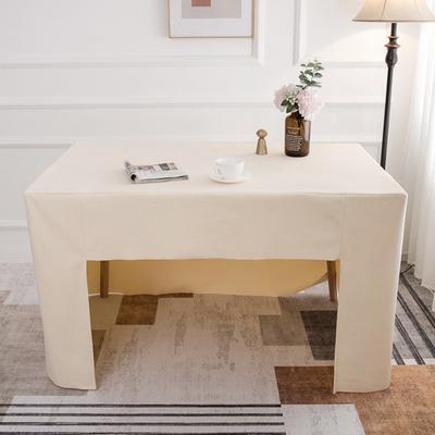 Yousheng Tischdecke mit Passform Polyester Tischdecke mit offener Rückseite Unifarben Waschbare Tischdecke für Meeting Party Hochzeit Bankett Geburtstagsdeko