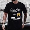 2024 Fashion French Beer Graphic Wedding Tops EVG Team Future Groom Squad T Shirt Male Single Farewell Bachelor Stag Party Tees