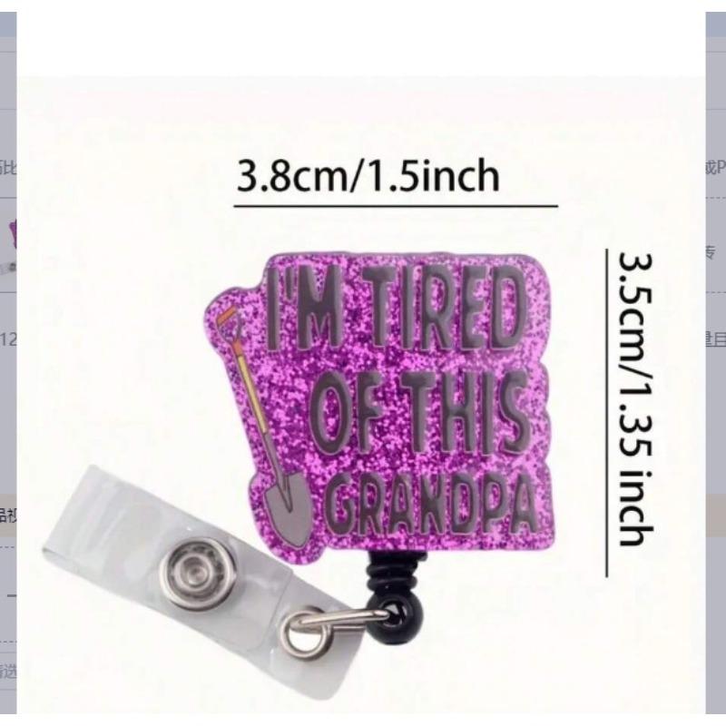 Kreskówka Medyczna zwijana klamra Lekarz Pielęgniarka Licencja na pracę Kreatywna smycz Łatwa do pociągnięcia klamra Certyfikat Nazwa marki