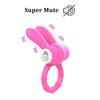Vibrator Cock Ring Rabbit Vibrating Penis Ring for Man Delay Ejaculation Clit Stimulation Intimate Sex Toys for Couple Rings 18+