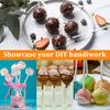 304Pcs Cake Pop Kit 20Hole Food Grade Silicone Lollipop Mold for Kids Homemade Cake Candy Chocolate Decoration Mold Dessert Tool