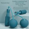 Wireless Skipping Rope Weighted Fitness Jump Rope for Adults Kids Fat Burning Workout Training