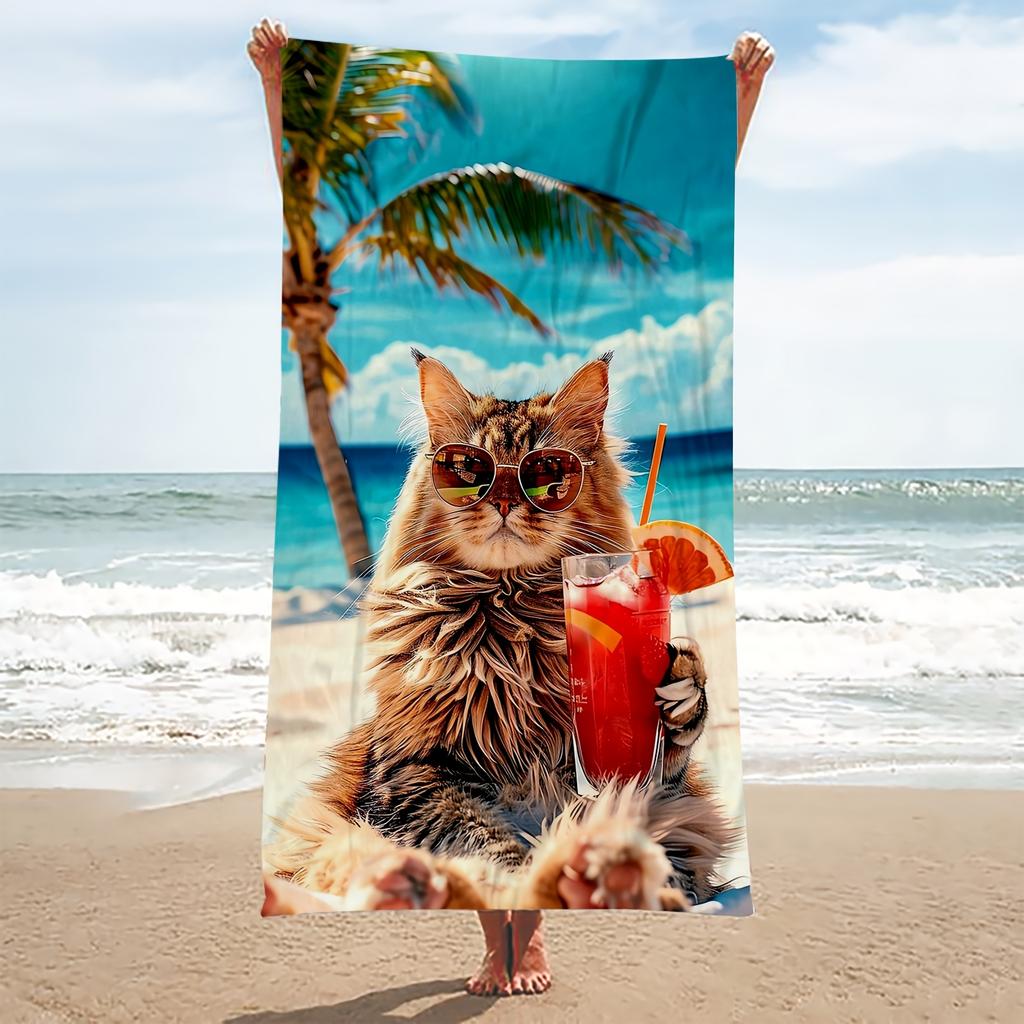 Teli da Spiaggia con Stampe Fantasiose, Asciugamani Morbidi adatti per Viaggi, Piscine, Vacanze e Giornate in Spiaggia.