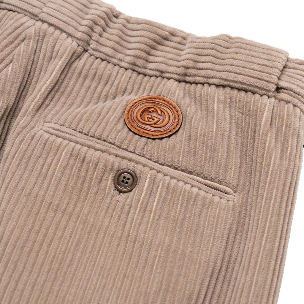 Gucci Casual Pants Men's Beige Moderate Straight Fit Pants 644132-Z8AM8-1054