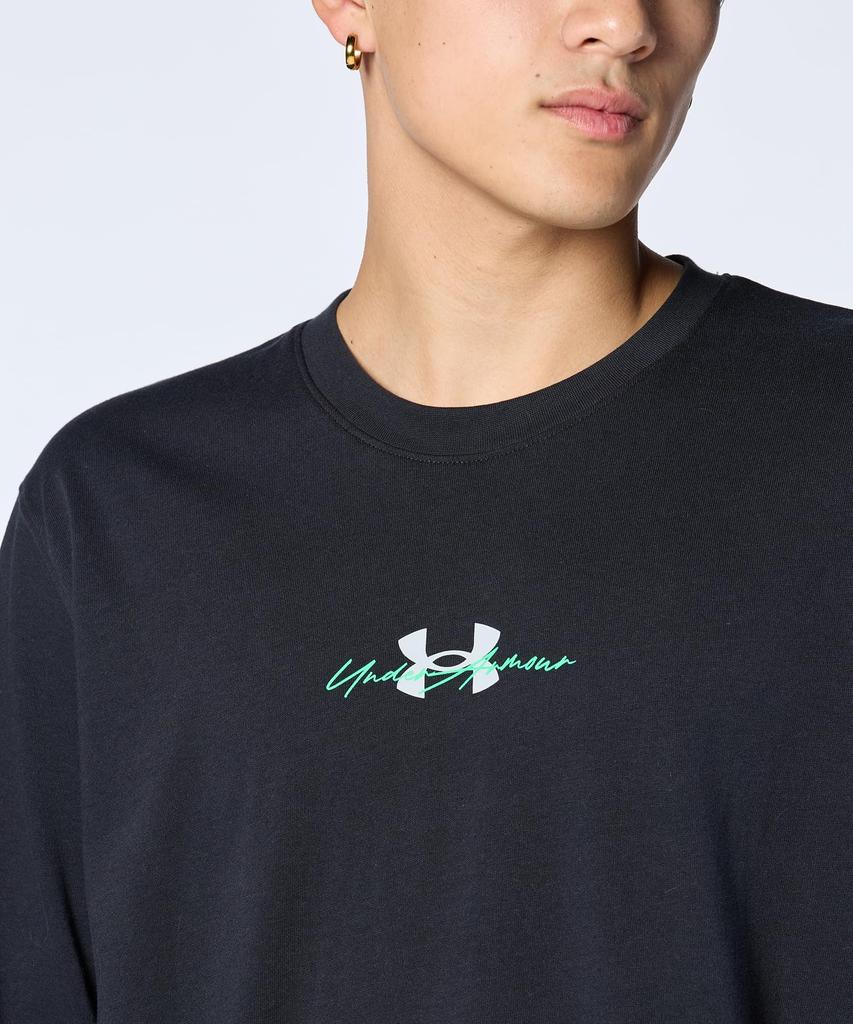 UA HW LS Black SM [Under Armour] //