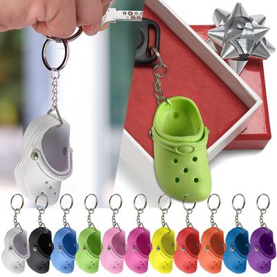 Mini Shoe Key Ring Schoolbag Pendant Slipper Key Ring Pendant Gift