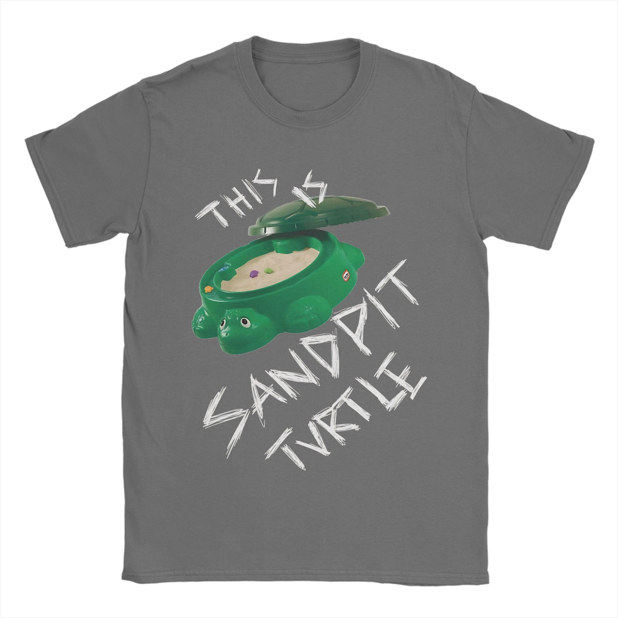 Lucky starfish Top Dit Is Zandbak Schildpad bmth meme T-shirt Zomer Nieuwigheid T-shirt Mannen Katoen Ronde Hals Oversized Top T-shirts Korte Mouw Vintage T-shirt L