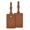 PU Leather Luggage Tag for Women Men Travel ID Holder Suitcase Label Portable Boarding Tag Accessories