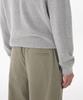 Musinsa Standard Brushed One-Pleat Wide Elastic Pants [Khaki Beige]