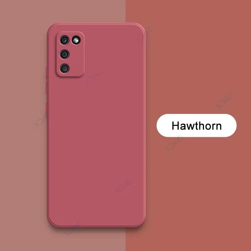 Square Liquid Silicone Phone Case for Samsung Galaxy A02S F02S M02S 360 Soft Back Cover SamsungA02S SamsungF02S SamsungM02S Bags